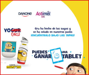 Sorteo Por Compra Danone Actimel Kids Tablets