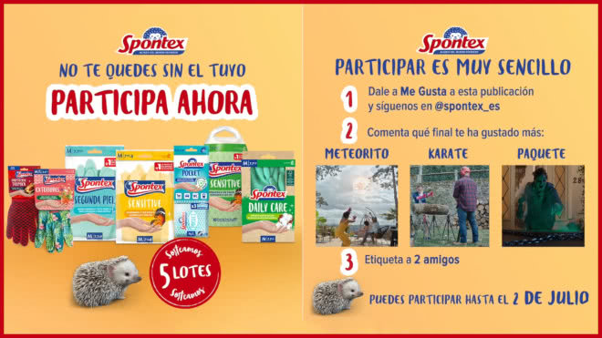 Sorteo Spontex 5 Packs Guantes