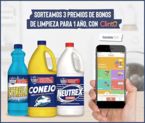 Sorteo Tucasaclub 3 Premios Bono Limpieza