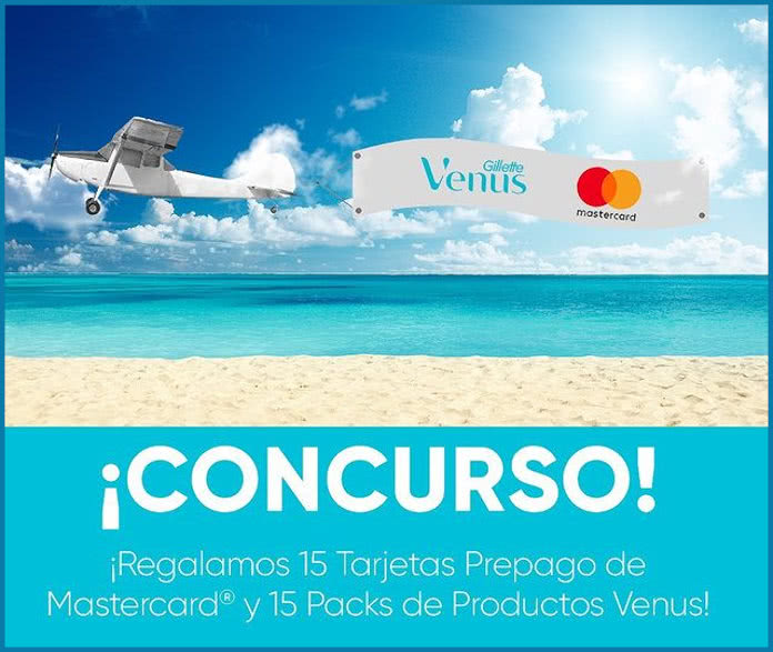 Sorteo Venus Gillette 15 Tarjetas 15 Packs