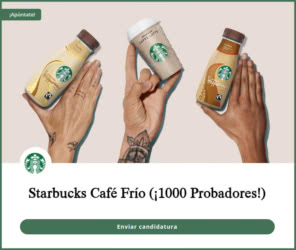 Testers Trnd 1000 Probadores Cafe Frío Starbucks