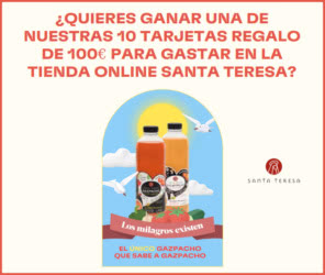 Concurso Santa Teresa Gourmet Receta Gazpacho Tarjetas 100 Euros