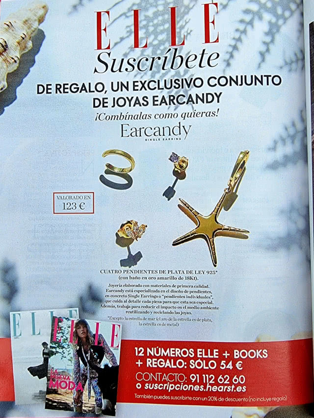 Regalos Suscripción Revista Elle Septiembre 2021