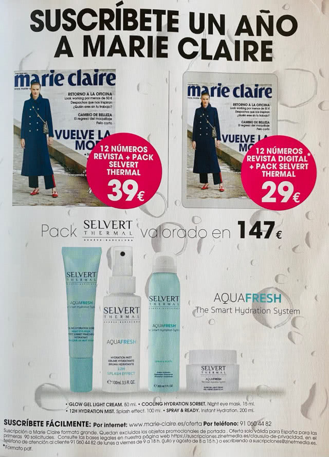 Regalos Suscripciones Revistas Septiembre 2021 Marie Claire