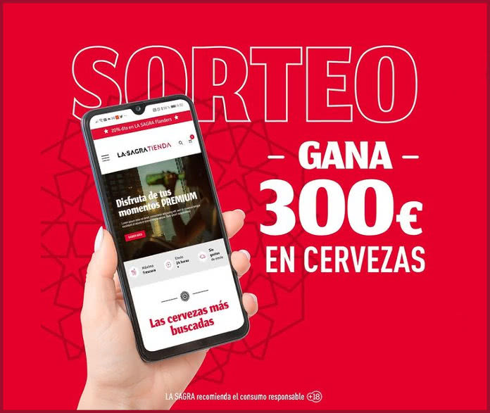 Sorteo Cervezas La Sagra 300 Euros