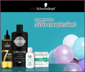 Sorteo Club Schwarzkopf Regalo Cumpleaños