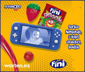 Sorteo Fini Golosinas Nintendo Switch Toalla Chuches
