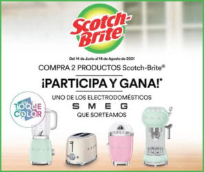 Sorteo Por Compra Scotch Brite Electrodomésticos Smeg