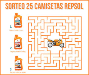 Sorteo Repsol 25 Camisetas Oficiales