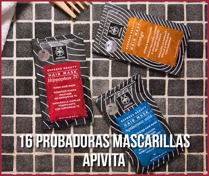 Tester Free Cosmetic Testing 16 Probadoras Mascarillas Apivita