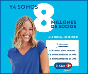 Sorteo Carrefour 8 Millones Socios