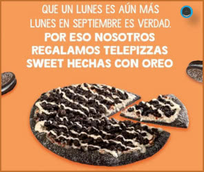 Sorteo Oreo Telepizza Sweet