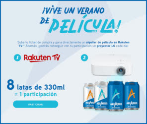 Sorteo Por Compra Aquarius Rakuten