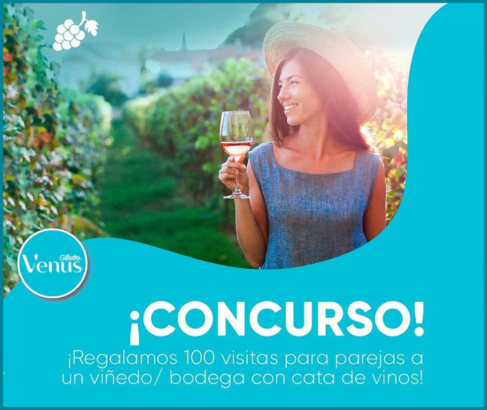 Sorteo Venus Gillette 100 Escapadas Cata Vinos