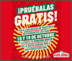 Gratis Papa Johns Pizza Gratis
