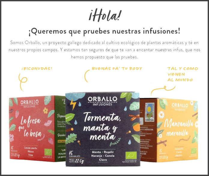 Muestras Gratis Orballo Infusiones