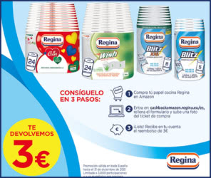 Reembolso Regina Papel Cocina Amazon