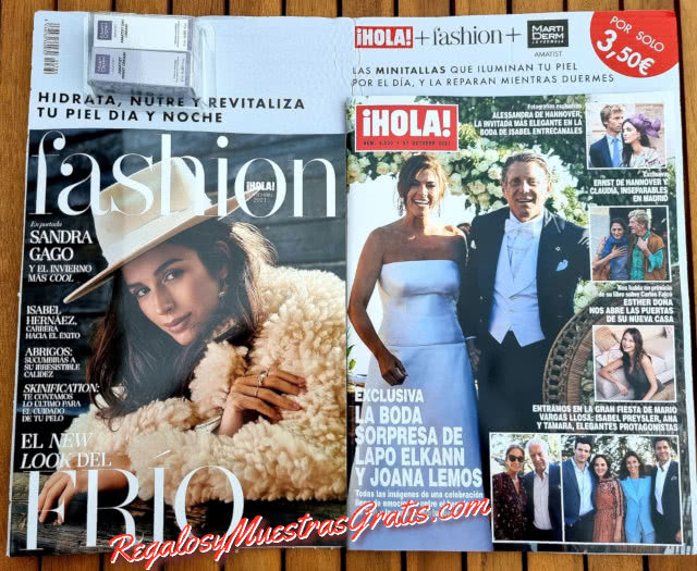 Regalos Revistas Noviembre 2021 Fashion Hola Semana 42