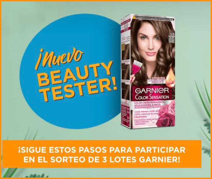 Sorteo Garnier Beauty Tester Color Sensation