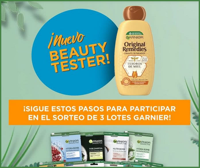 Sorteo Garnier Beauty Tester Original Remedies