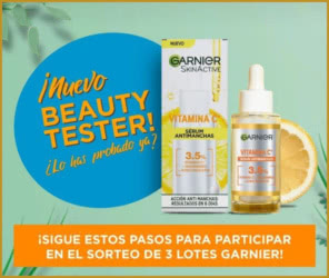 Sorteo Garnier Beauty Tester Vitamina C