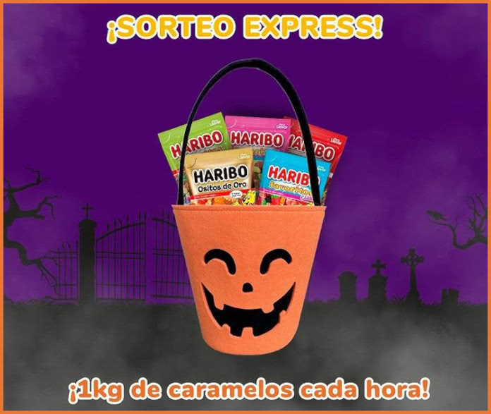 Sorteo Haribo 1kg De Caramelos Cada Hora Halloween