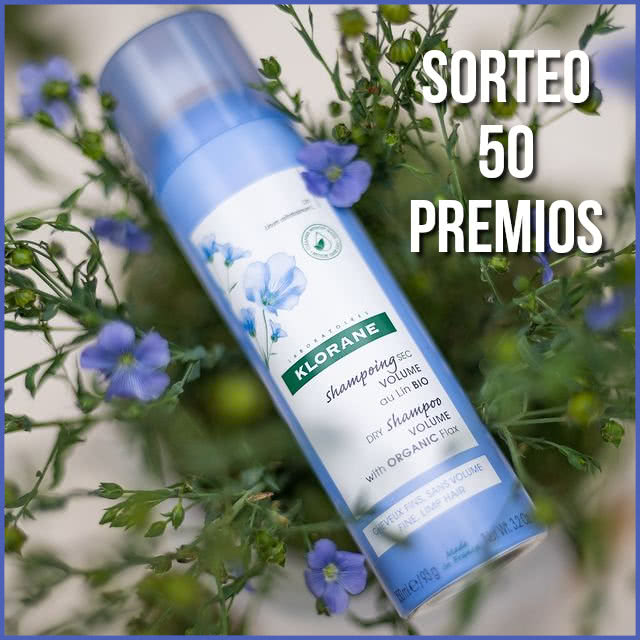 Sorteo Klorane 50 Premios Champús Seco Lino Bio