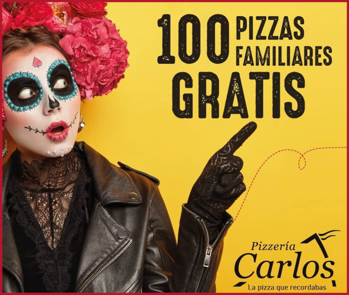 Sorteo Pizzerías Carlos 100 Pizzas