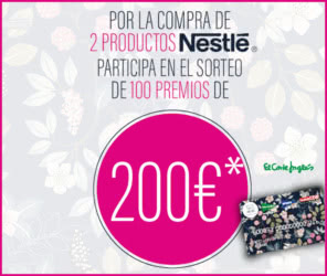 Sorteo Por Compra El Corte Inglés Nestlé