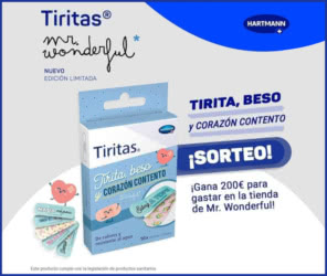 Sorteo Tiritas Cheque Mrwonderful Lote