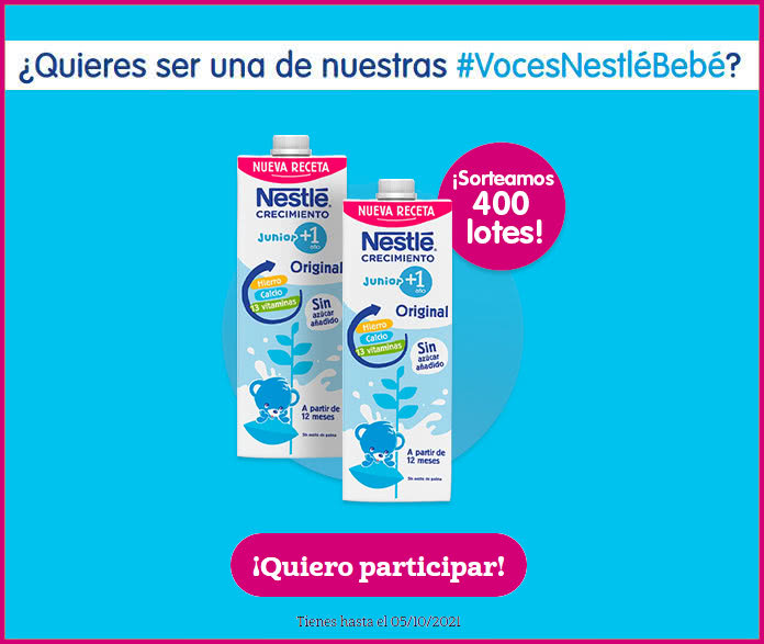 Tester Voces Nestlé Bebé Crecimiento Junior