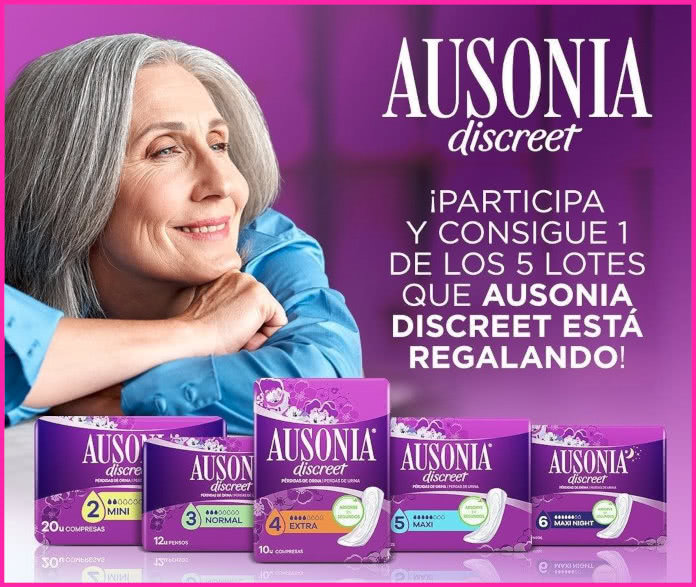 Sorteo Ausonia Discreet 5 Lotes