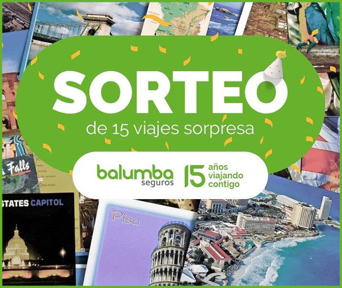 Sorteo Balumba 15 Viajes