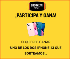 Sorteo Brooklyn Town dos Iphone 13