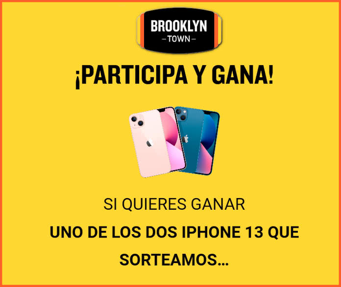 Sorteo Brooklyn Town dos Iphone 13