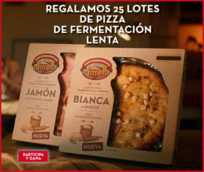 Sorteo Casa Tarradellas 25 Lotes Pizzas Fermentación Lenta