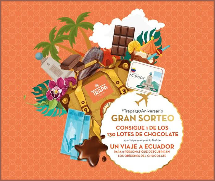 Sorteo Chocolates Trapa 130 Premios