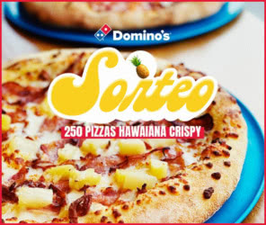 Sorteo Dominos Pizza 500 Hawaianas