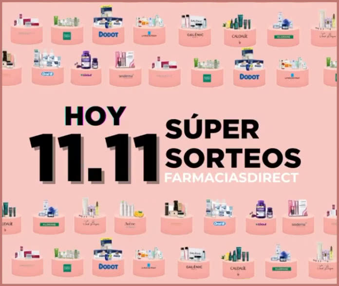 Sorteo Farmacias Direct 18 Premios