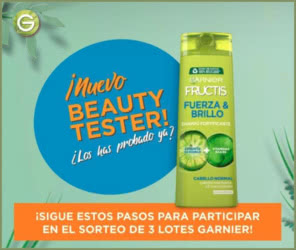 Sorteo Garnier 3 Lotes Fructis