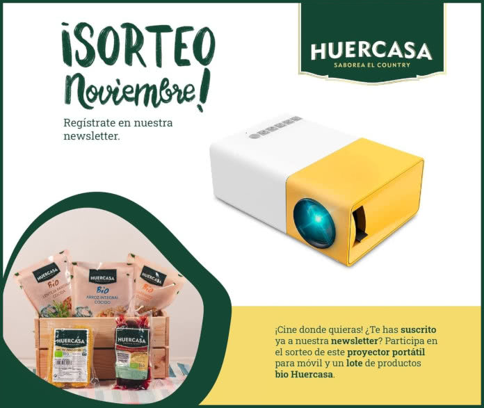 Sorteo Huercasa Proyector más Lote