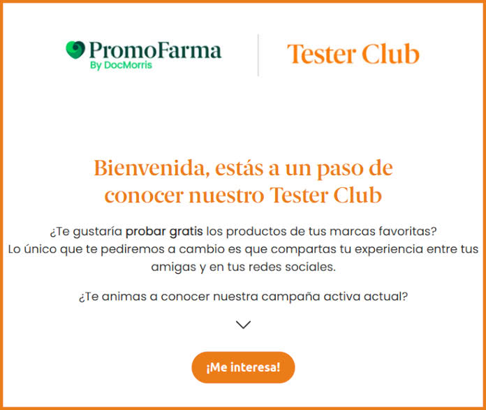 Tester Promoforma Club Probadores 100 Dermaplast