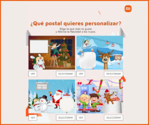 Gratis Xiaomi Postal Navidad Personalizada
