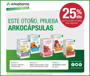 Reembolso Arkopharma Arkocápsulas