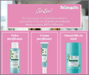 Sorteo Belleza Activa 10 Packs Bio Klorane