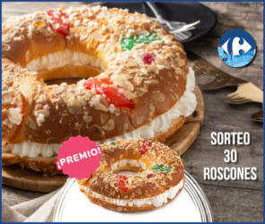 Sorteo Carrefour 30 Roscones Reyes