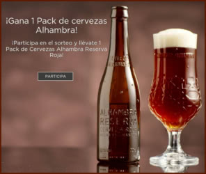 Sorteo Cervezas Alhambra Packs Reserva Roja