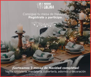 Sorteo Nestlé Cocina 3 Mesas De Navidad