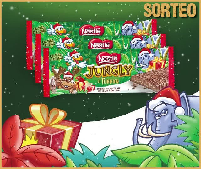 Sorteo Nestlé Jungly Tabletas Turrón
