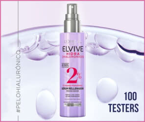 Tester 100 Probadoras L'Oréal Elvive Hidra